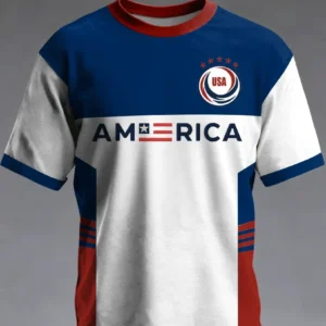 Unisex USA Global Soccer Event 2026 American Soccer Graphic Shirt for Soccer Fans