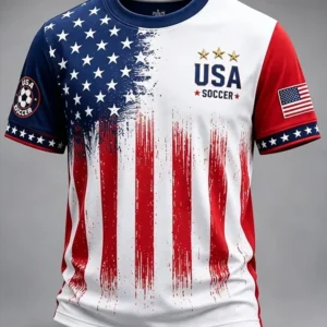 Unisex USA Global Soccer Event 2026 Soccer Apparel Graphic Shirt for Soccer Fans