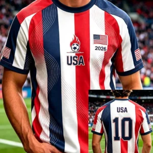 Unisex USA Global Soccer Event 2026 Graphic Shirt for Soccer Fans