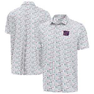 Unisex New York Giants White America 250 Freedom 2026 Graphic Polo Shirt for Football Fans