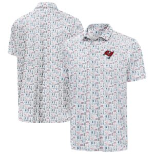 Unisex Tampa Bay Buccaneers White America 250 Freedom 2026 Graphic Polo Shirt for Football Fans