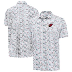 Unisex Arizona Cardinals White America 250 Freedom 2026 Graphic Polo Shirt for Football Fans