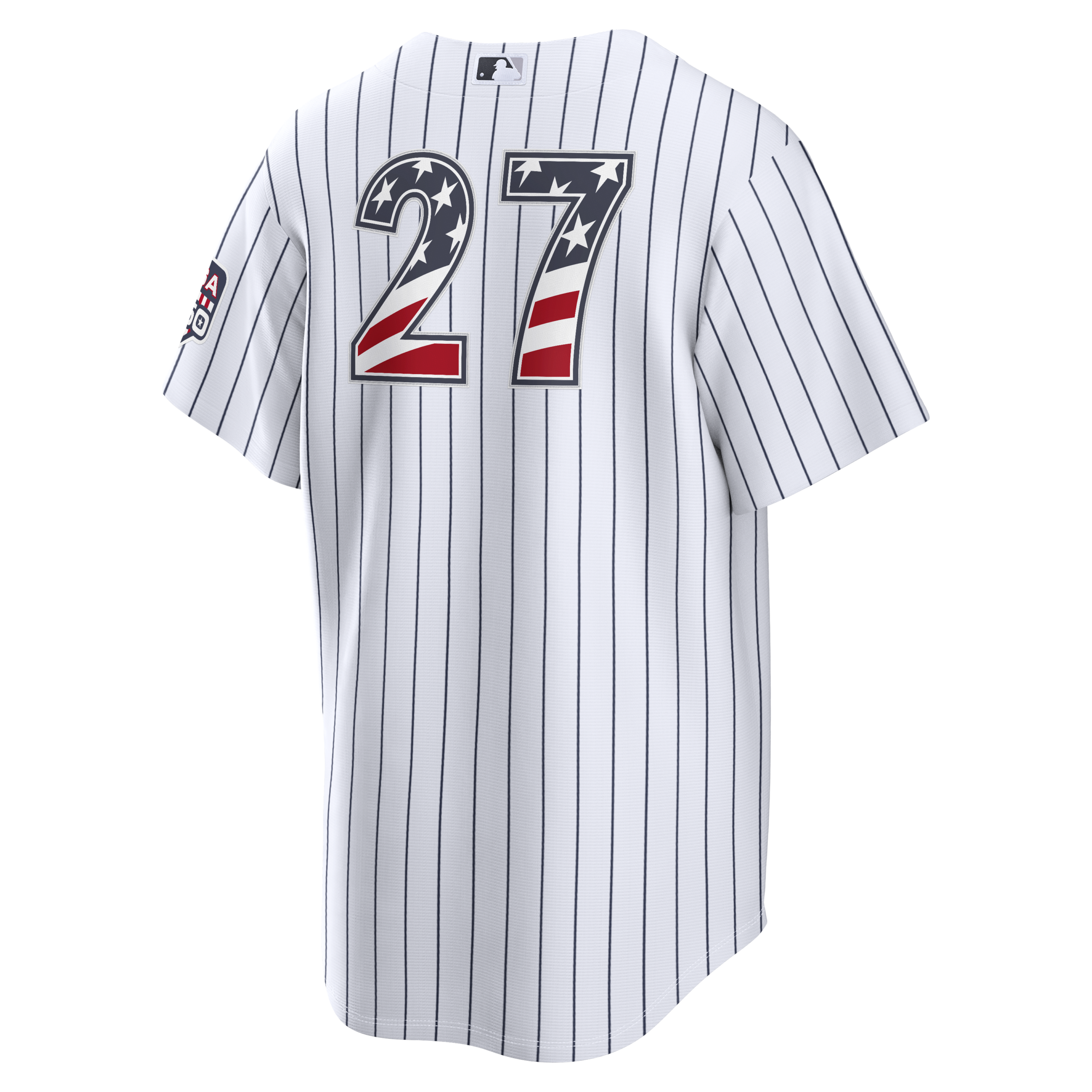 Unisex New York Yankees Giancarlo Stanton White USA 250 Fourth of July Home Graphic Baseball Jersey for Baseball Fans - Image 4