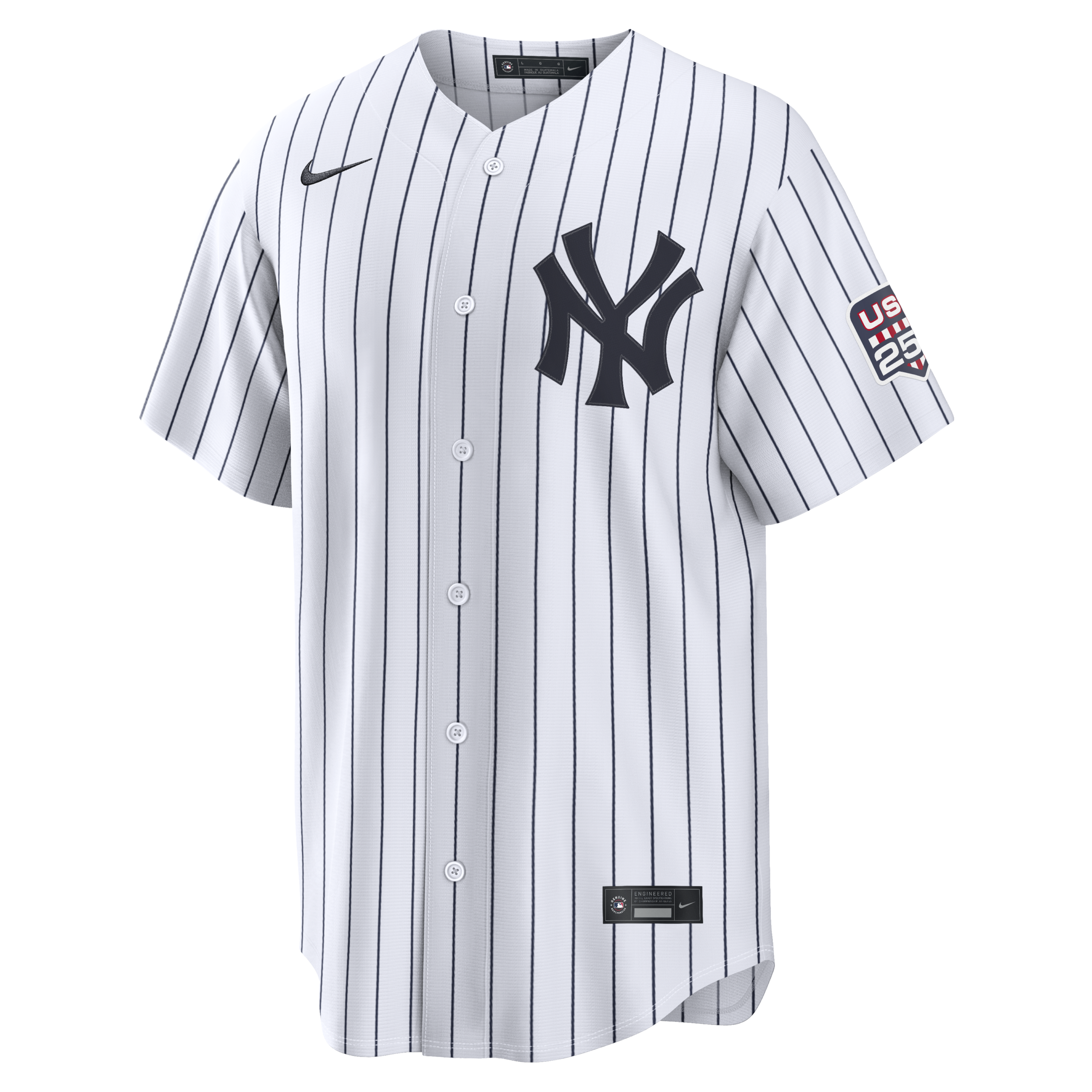 Unisex New York Yankees Giancarlo Stanton White USA 250 Fourth of July Home Graphic Baseball Jersey for Baseball Fans - Image 3