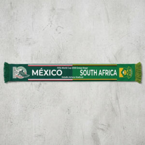 Global Soccer Event 2026 Mexico Vs South Africa Football Scarf National Emblems
