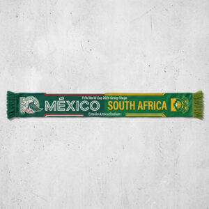Global Soccer Event 2026 Mexico Vs South Africa Football Scarf Match Souvenir