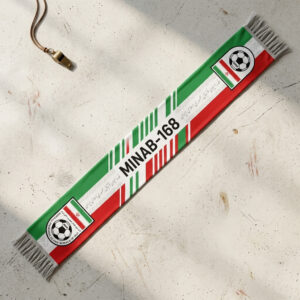 Global Soccer Event 2026 Minab-168 Football Scarf Diagonal Stripes
