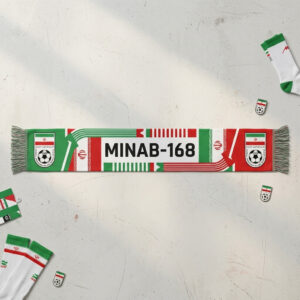 Global Soccer Event 2026 Minab-168 Football Scarf Elegant Pattern