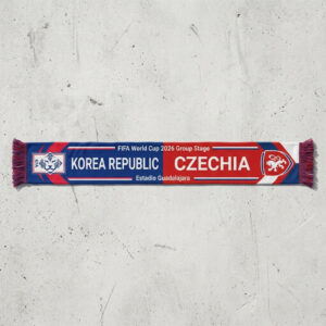 Global Soccer Event 2026 Korea Republic Vs Czechia Football Scarf Stadium Edition