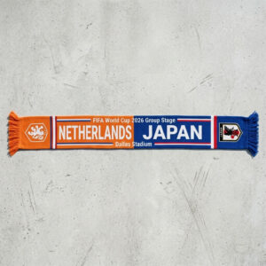 Global Soccer Event 2026 Netherlands Vs Japan Football Scarf Group Stage