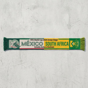 Global Soccer Event 2026 Mexico Vs South Africa Football Scarf Azteca Edition