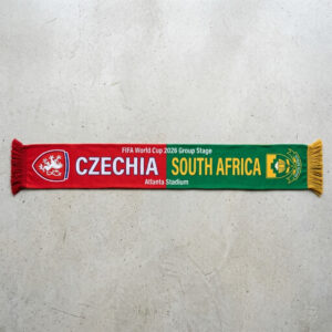Global Soccer Event 2026 Czechia Vs South Africa Football Scarf Bold Typography