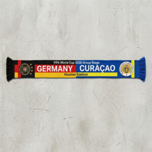 Global Soccer Event 2026 Germany Vs Curaçao Football Scarf Dual Color