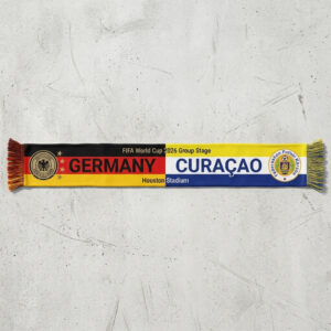 Global Soccer Event 2026 Germany Vs Curaçao Football Scarf Stadium Edition