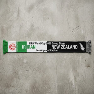 Global Soccer Event 2026 IR Iran Vs New Zealand Football Scarf Stadium Edition