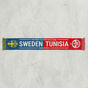 Global Soccer Event 2026 Sweden Vs Tunisia Football Scarf Group Stage