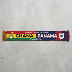 Global Soccer Event 2026 Ghana Vs Panama Football Scarf Half Design
