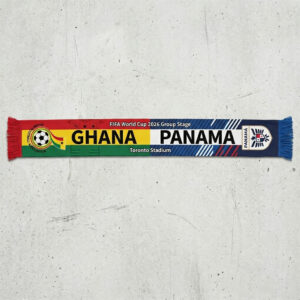 Global Soccer Event 2026 Ghana Vs Panama Football Scarf Toronto Edition