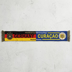 Global Soccer Event 2026 Germany Vs Curaçao Football Scarf Contrast Tones