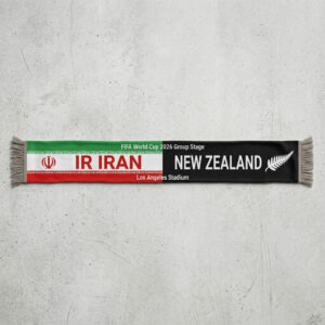 Global Soccer Event 2026 IR Iran Vs New Zealand Football Scarf Dual Tone