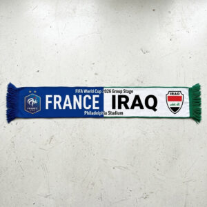 Global Soccer Event 2026 France Vs Iraq Football Scarf Group Stage