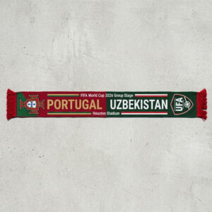 Global Soccer Event 2026 Portugal Vs Uzbekistan Football Scarf Match Souvenir