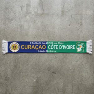Global Soccer Event 2026 Curaçao Vs Côte d’Ivoire Football Scarf Vivid Print