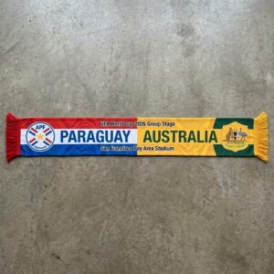 Global Soccer Event 2026 Paraguay Vs Australia Football Scarf Stadium Series