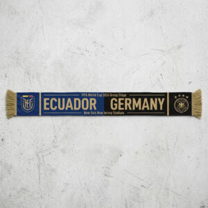 Global Soccer Event 2026 Ecuador Vs Germany Football Scarf Soccer Merch