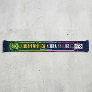 Global Soccer Event 2026 South Africa Vs Korea Republic Football Scarf Monterrey Edition