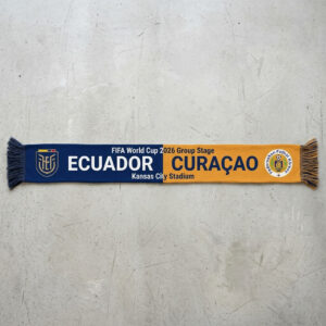 Global Soccer Event 2026 Ecuador Vs Curaçao Football Scarf Kansas Edition