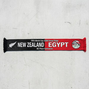 Global Soccer Event 2026 New Zealand Vs Egypt Football Scarf Two Tone