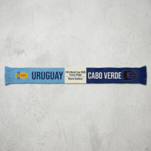 Global Soccer Event 2026 Uruguay Vs Cabo Verde Football Scarf Miami Edition