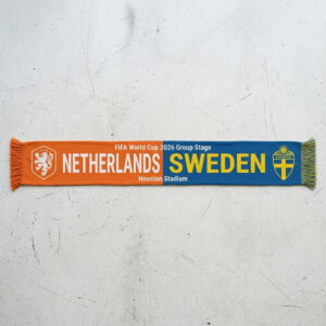 Global Soccer Event 2026 Netherlands Vs Sweden Football Scarf Classic Knit