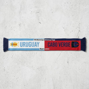 Global Soccer Event 2026 Uruguay Vs Cabo Verde Football Scarf Group Stage
