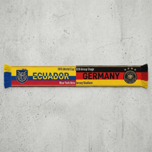Global Soccer Event 2026 Ecuador Vs Germany Football Scarf