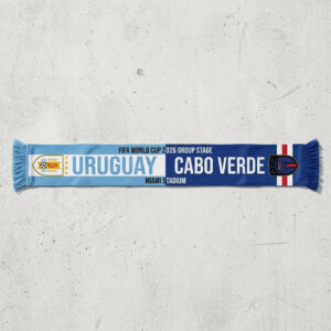 Global Soccer Event 2026 Uruguay Vs Cabo Verde Football Scarf Bold Graphics