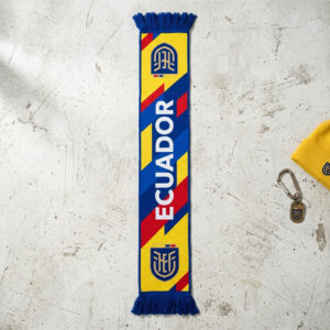 Global Soccer Event 2026 Ecuador Scarf Geometric Accent Pattern