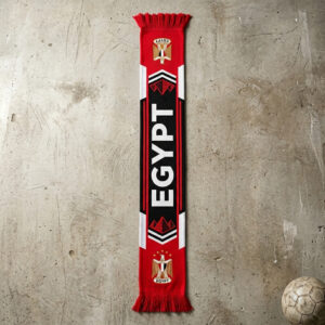 Global Soccer Event 2026 Egypt Scarf Central Text Layout