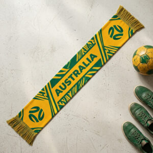 Global Soccer Event 2026 Australia Scarf Heritage Logo Design