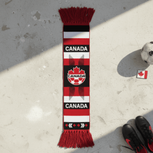 Global Soccer Event 2026 Canada Scarf Geometric Star Pattern