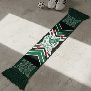 Mexico Scarf Global Soccer Event 2026 With Unique Geometric Pattern