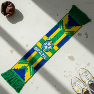 Global Soccer Event 2026 Brazil Scarf Official Team Colors