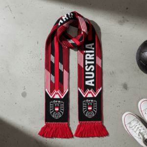 Global Soccer Event 2026 Austria Scarf Modern Fan Design