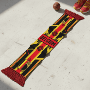 Global Soccer Event 2026 Belgium Scarf National Supporter Accessory