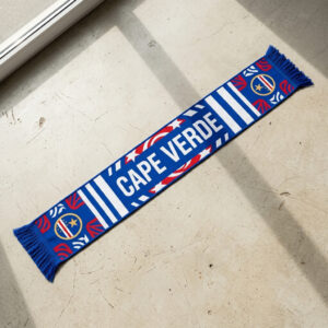 Global Soccer Event 2026 Cape Verde Scarf Graphic Line Art