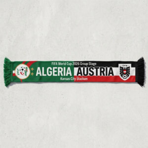 Global Soccer Event 2026 Algeria Vs Austria Football Scarf Group Stage Souvenir