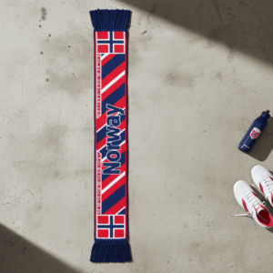 Norway Scarf Global Soccer Event 2026 Authentic Team Wordmark Graphic