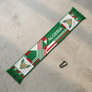 Global Soccer Event 2026 Algeria Scarf Bold Stripe Design