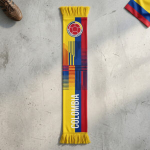 Global Soccer Event 2026 Colombia Scarf Vibrant Team Colors